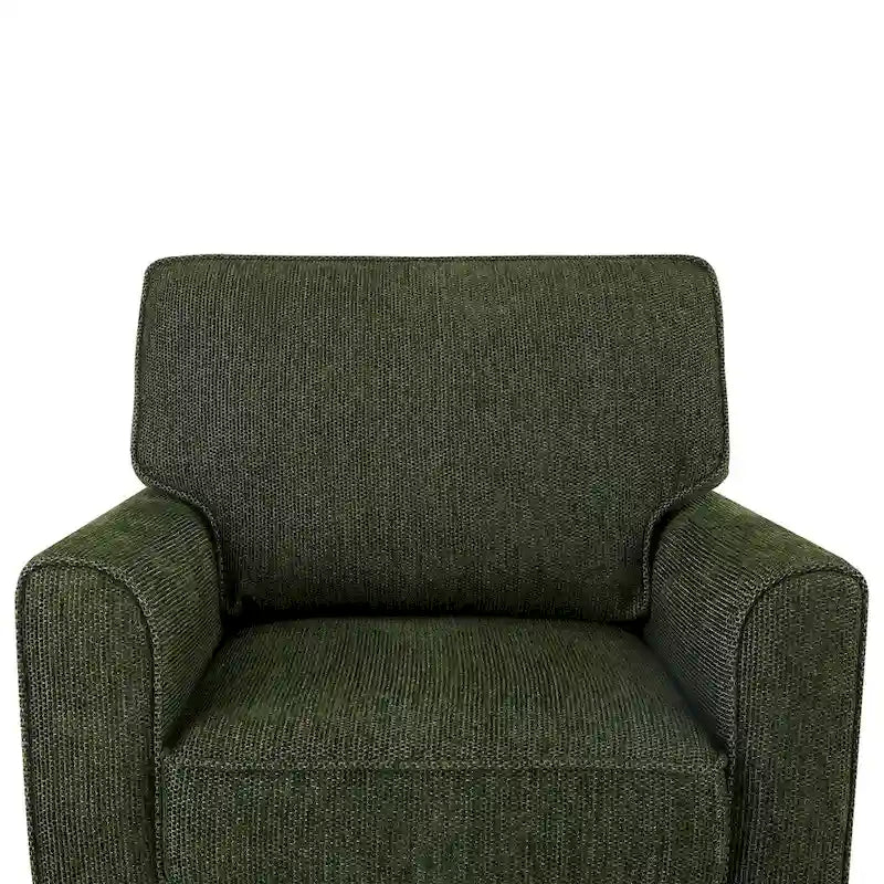 Fauteuil d'appoint baril en chenille grise, pivotant à 360°, poches latérales, accoudoirs arrondis ergonomiques