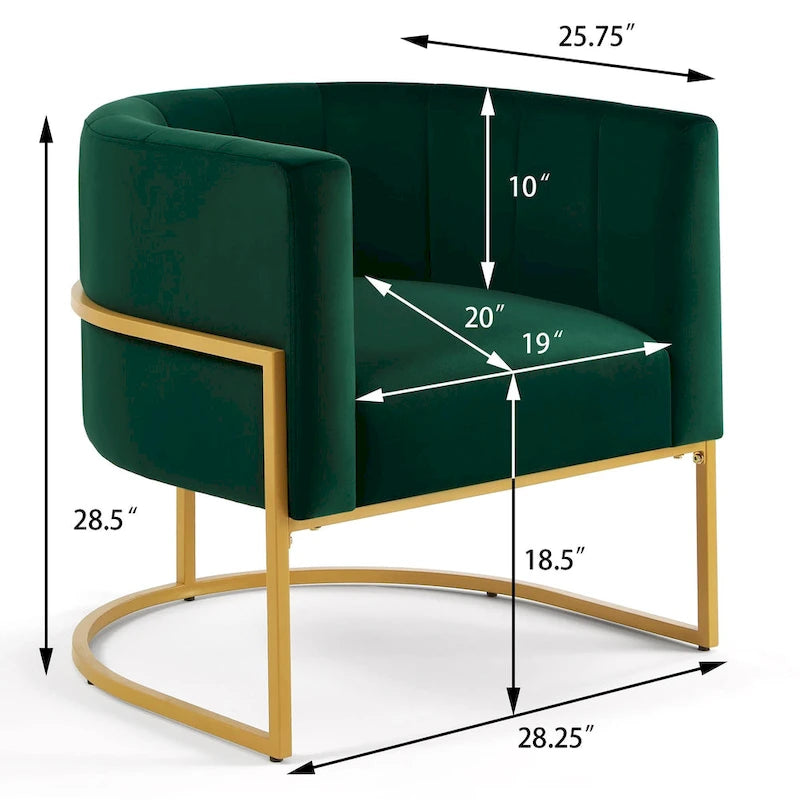 Fauteuil d'appoint en velours crème, pieds en métal noir, dossier incurvé TB117 Mousse