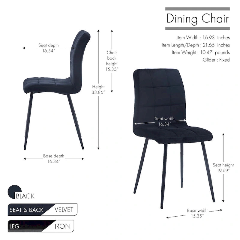 Chaise de salle à manger mi-siècle en velours rose capitonnée pieds en fer inclinés