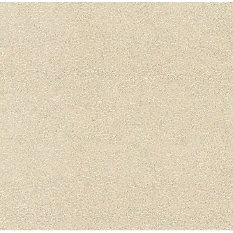 Banc long classique capitonné en similicuir coloris amande, pieds en bois, 6 points de support, bout de lit