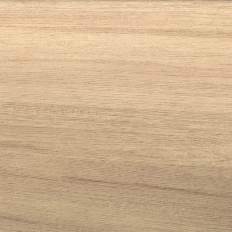 Table de chevet à 1 tiroir en chêne antique bicolore Pieds en métal noir Bois massif
